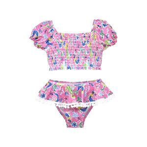 Flap Happy Girls 2Pc Swimsuit